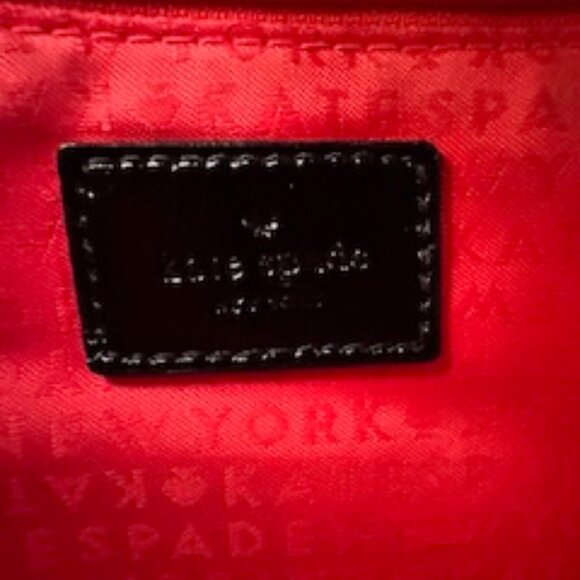 Kate Spade Black and Cream Striped Satchel - Picture 7 of 8